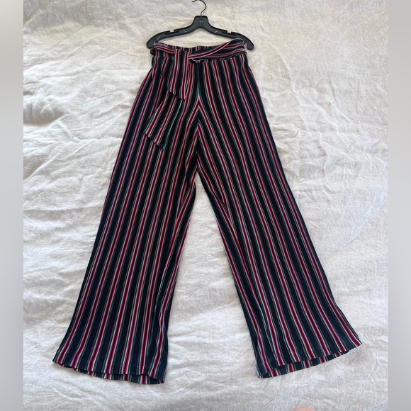 House of Harlow 1960 X Revolve Tania Pants and Arnound Top in Noir Stripe - Picture 8 of 15